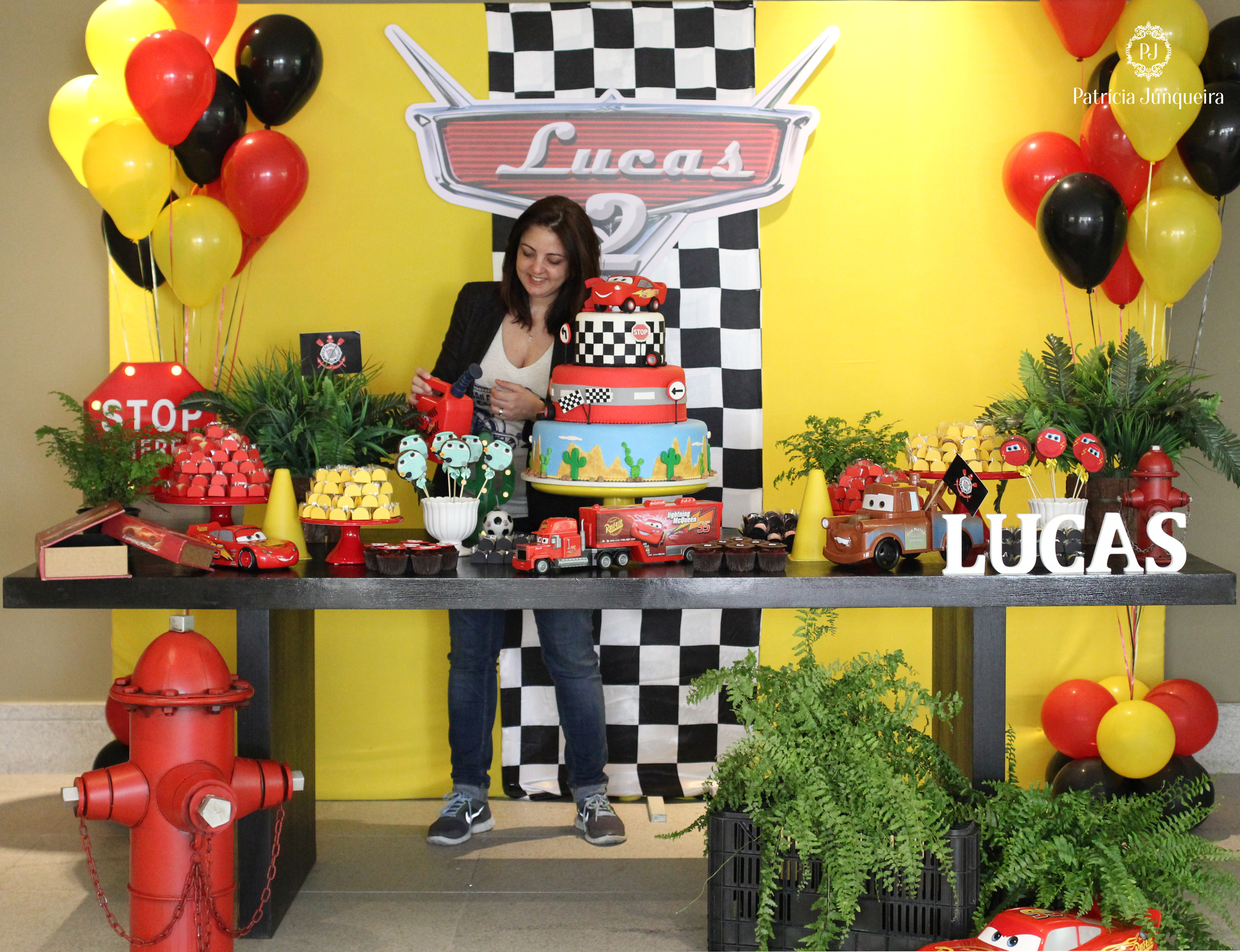 Produção e Decoração de Festa carros macqueen disney por Patricia Junqueira