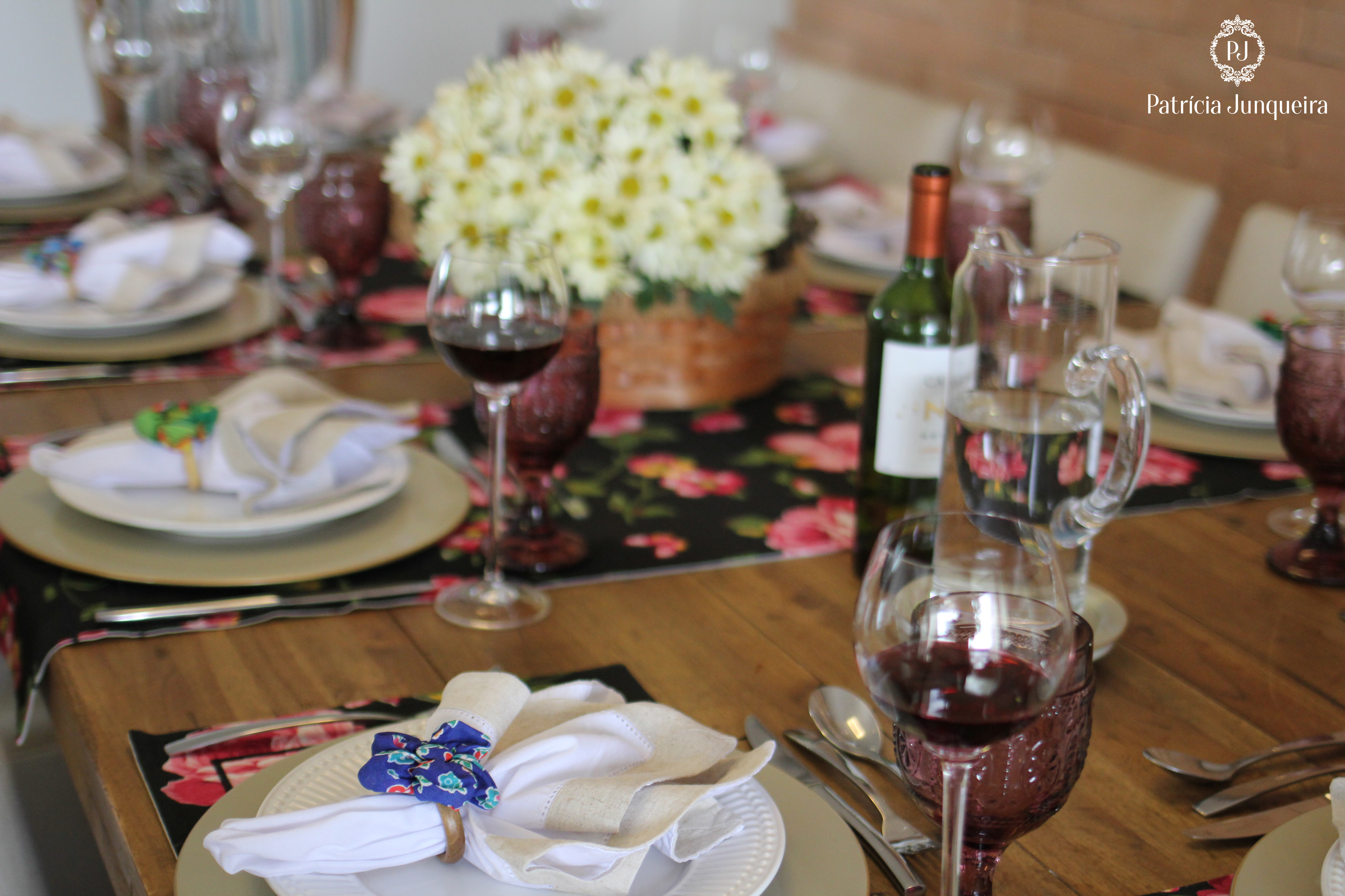 Decoração de Mesa para carnaval churrasco por Patricia Junqueira